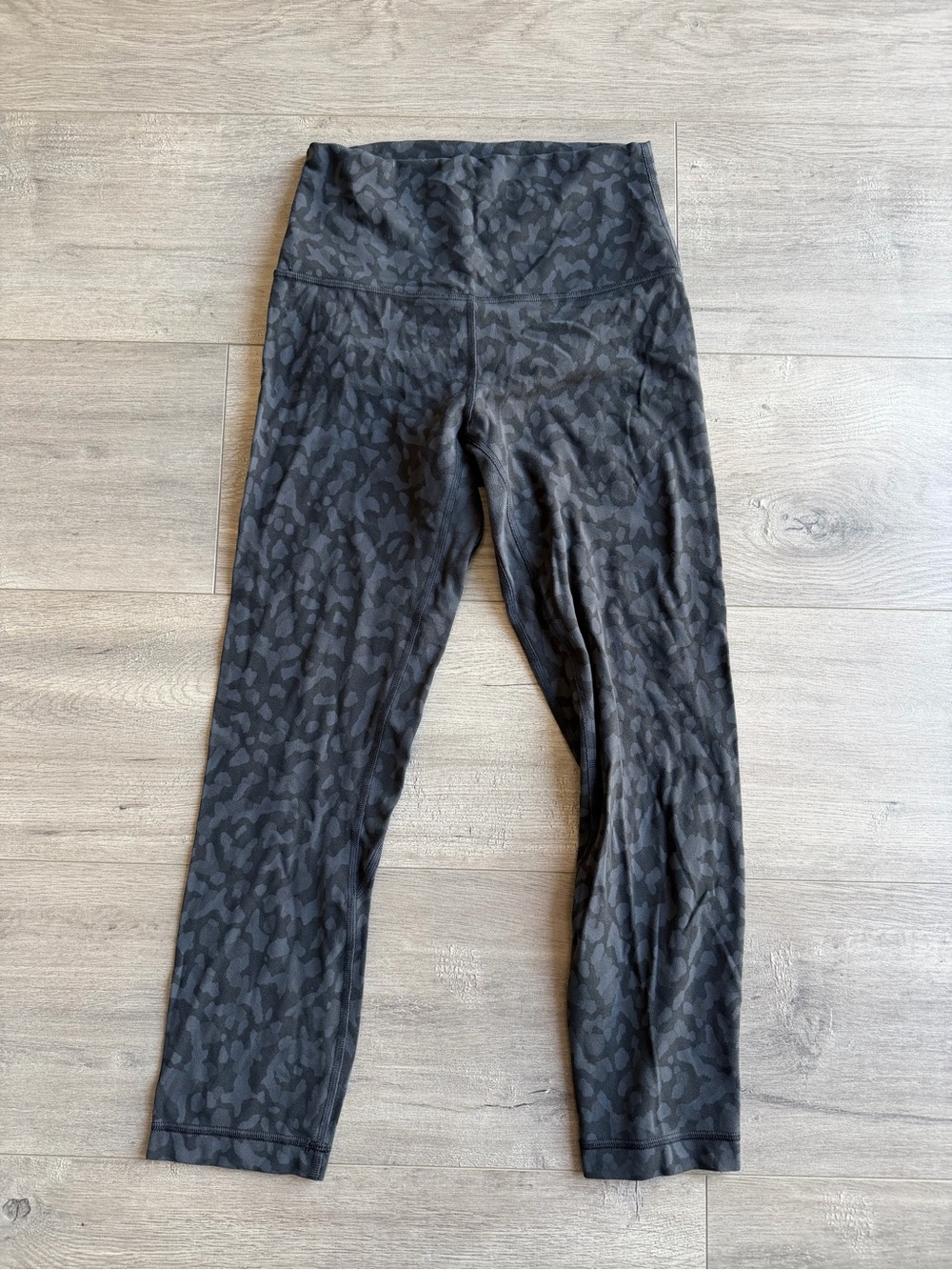 Lululemon Align Crop *21" - Formation Camo Deep Coal Multi - size 4
